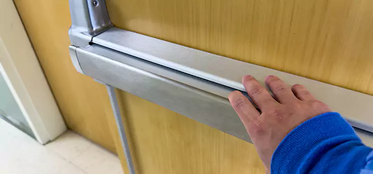 Installing a Push Bar on a Door Bethel Park